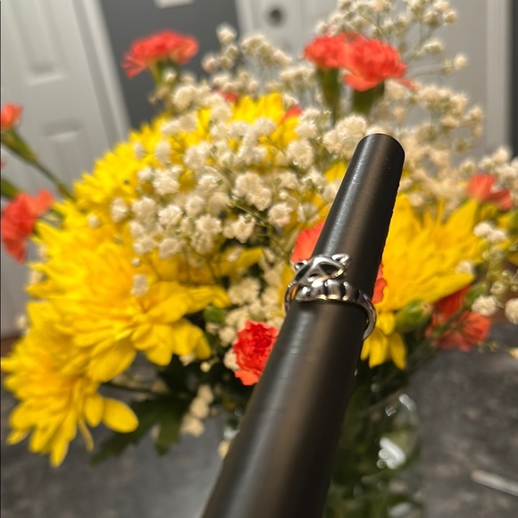 Silver Cat Wrap Ring - Picture 3 of 7